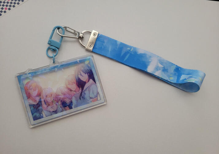Project Sekai Gunjou Sanka Keychain